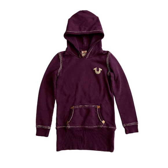 True Religion Other - True Religion Girls Purple Hoodie Dress size-M